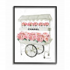The Stupell Home Decor Collection Fashion Flower Stand Framed Giclee Texturized Art, 11 x 1.5 x 14   567607220